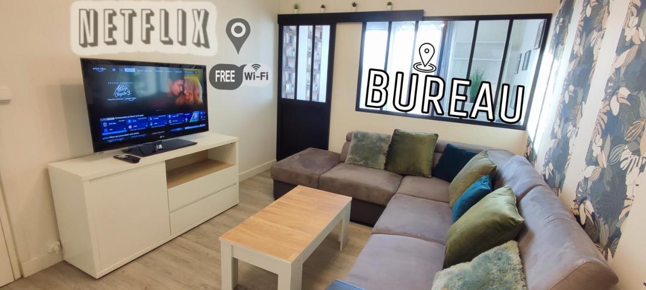 T4 Massy Tgv By Beds4Wanderlust - 80M2 Avec Terrasse Et Bureau - Proche Coulee Verte - Ideal Pro Ou Famille Ngoại thất bức ảnh